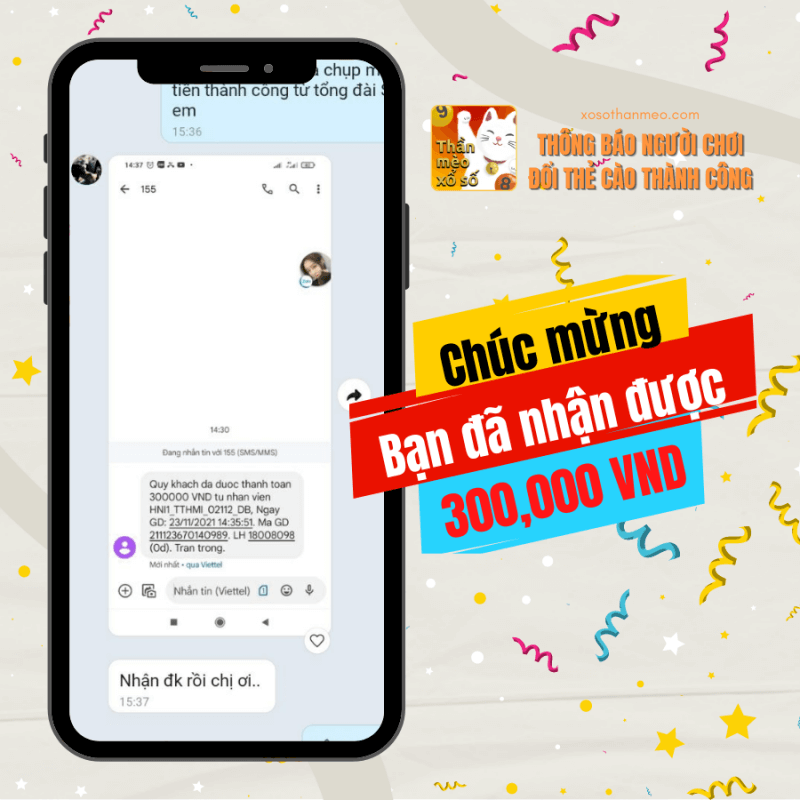 Cập nhật danh sách người chơi trúng thưởng tháng 11/2021