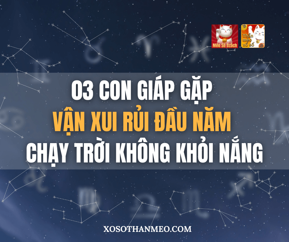 03 con giáp gặp vận xui rủi đầu năm, chạy trời không khỏi nắng