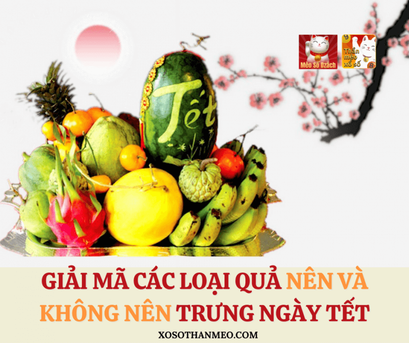 Giải mã các loại quả nên và không nên trưng ngày Tết