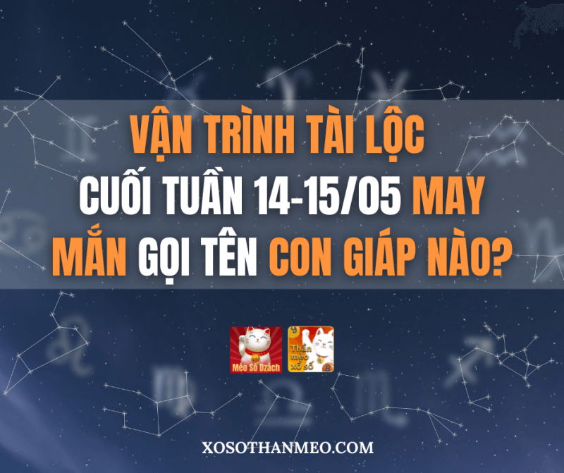 Cuối tuần 14-15/05 MAY MẮN gọi tên CON GIÁP NÀO?