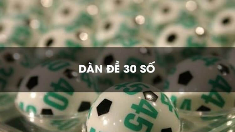 Dàn đề 30 số