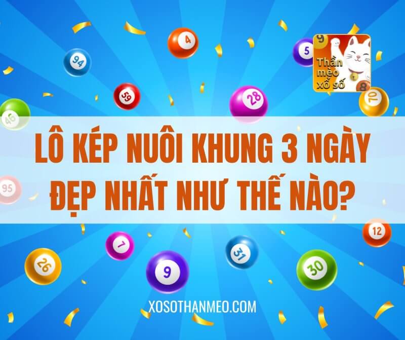 Lô kép nuôi khung 3 ngày đẹp nhất như thế nào?