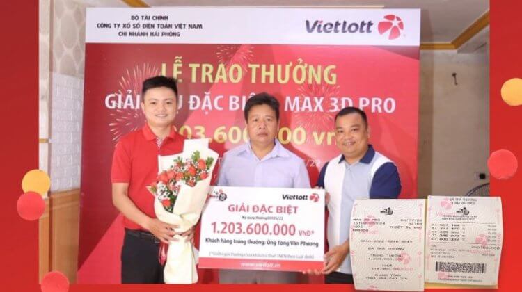 Người chơi Sơn La trúng giải phụ đặc biệt Vietlott 1,2 tỷ