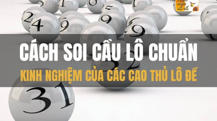 Cách soi cầu lô chuẩn từ kinh nghiệm của các cao thủ lô đề 2022