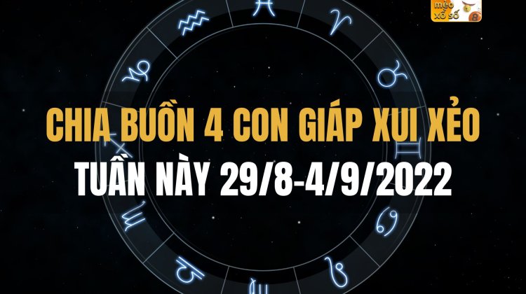 Chia buồn 4 con giáp xui xẻo tuần này 29/8-4/9/2022