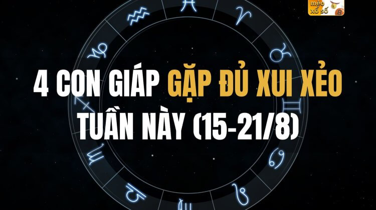 4 con giáp gặp đủ xui xẻo tuần này (15-21/8)