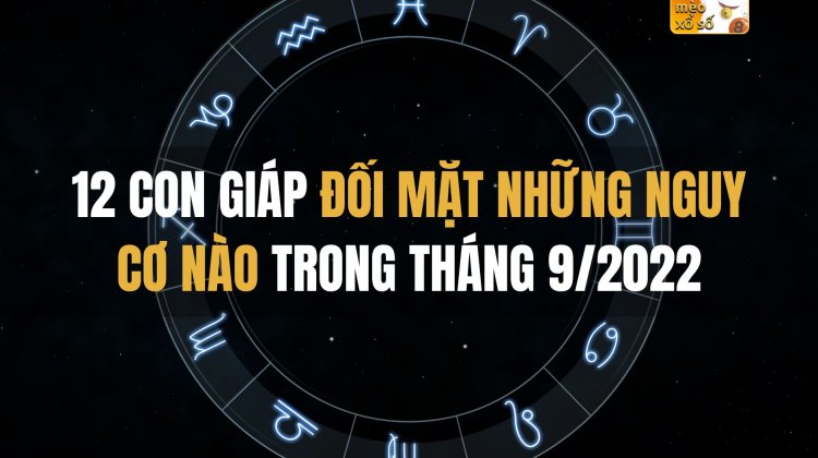 12 con giáp đối mặt những nguy cơ nào trong tháng 9/2022