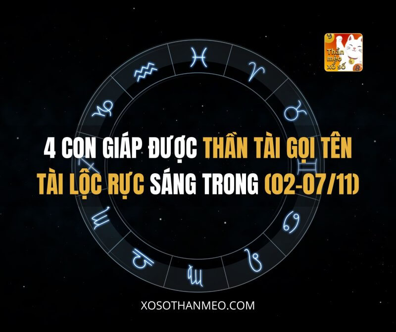 4 con giáp được Thần Tài gọi tên, tài lộc rực sáng trong (02-07/11)