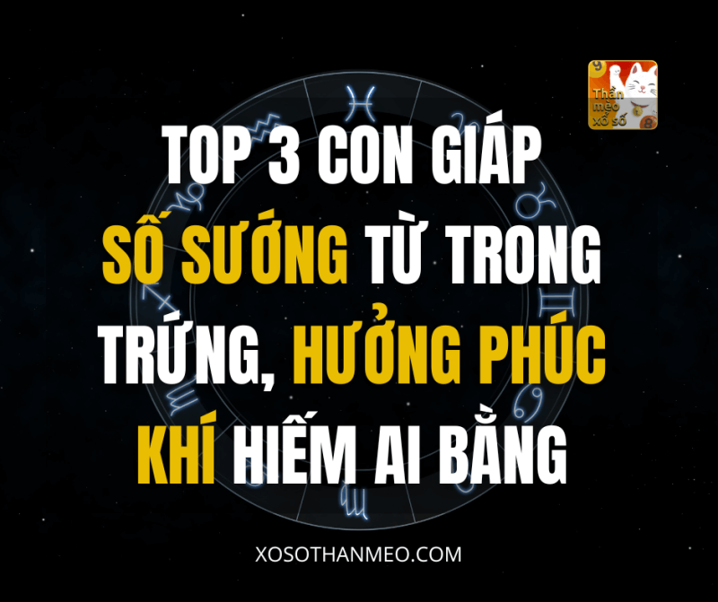 Top 3 con giáp số sướng từ trong trứng, hưởng phúc khí hiếm ai bằng