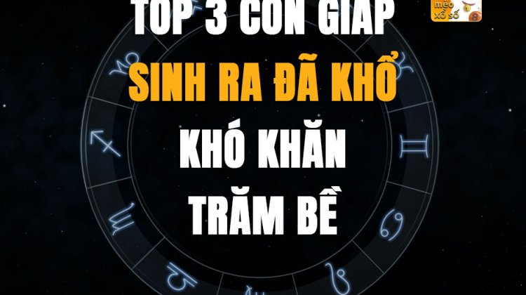 Top 3 con giáp sinh ra đã khổ, khó khăn trăm bề