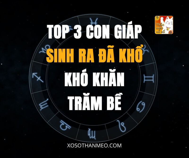 Top 3 con giáp sinh ra đã khổ, khó khăn trăm bề