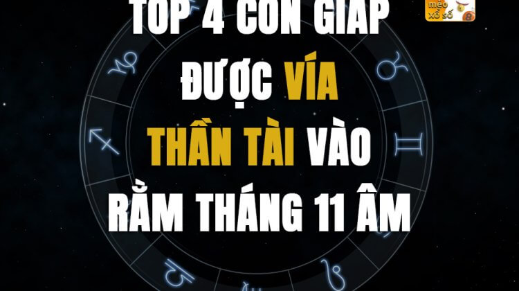 Top 4 con giáp được vía thần Tài vào Rằm tháng 11 âm