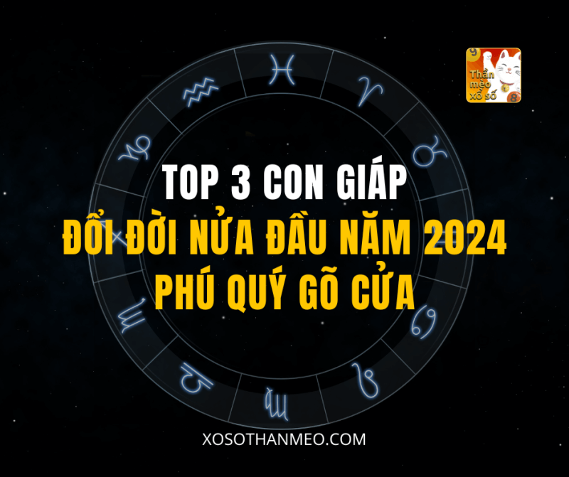 Top 3 Con Giáp Đổi Đời Nửa Đầu Năm 2024: Phú Quý Gõ Cửa