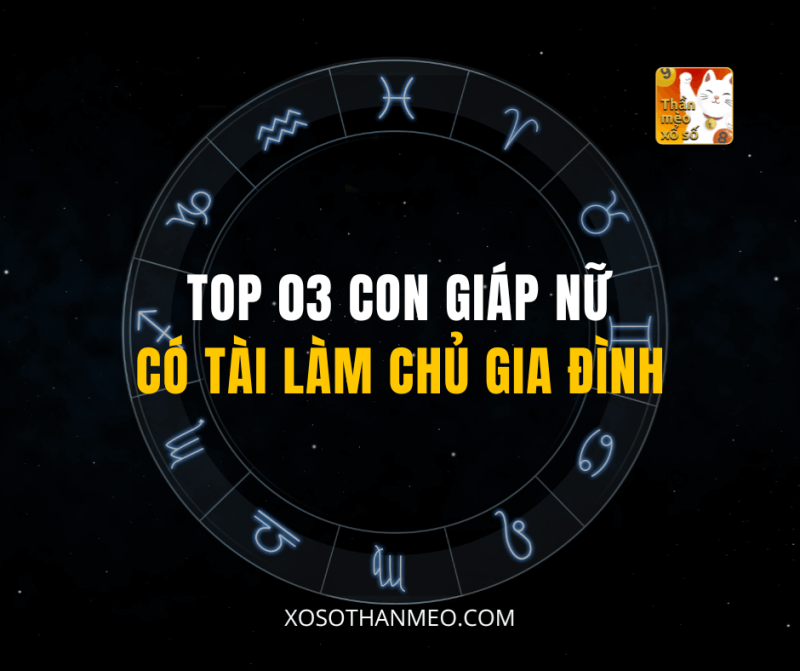 TOP 03 CON GIÁP NỮ CÓ TÀI LÀM CHỦ GIA ĐÌNH