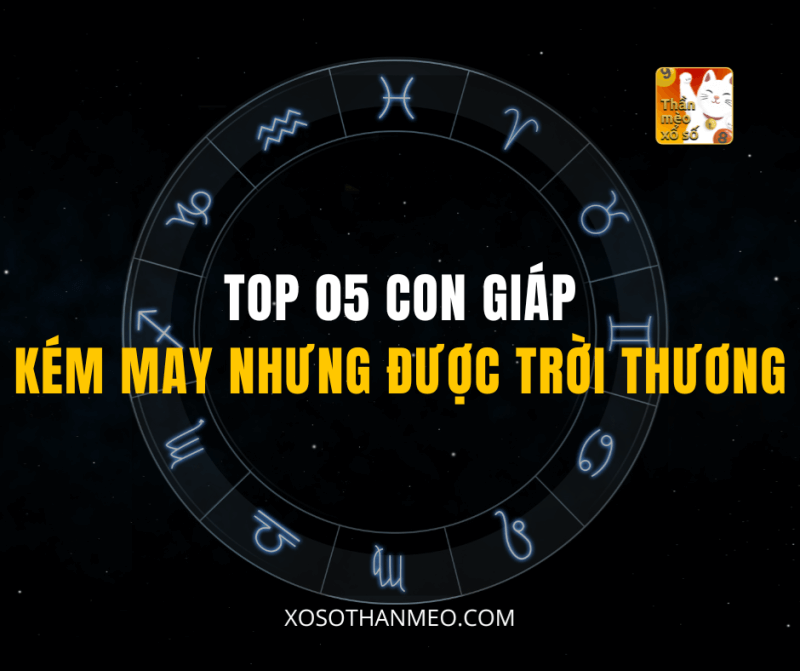 TOP 05 CON GIÁP KÉM MAY NHƯNG ĐƯỢC TRỜI THƯƠNG