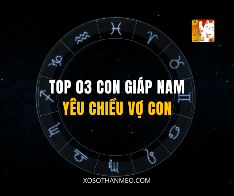 TOP 03 CON GIÁP NAM YÊU CHIỀU VỢ CON