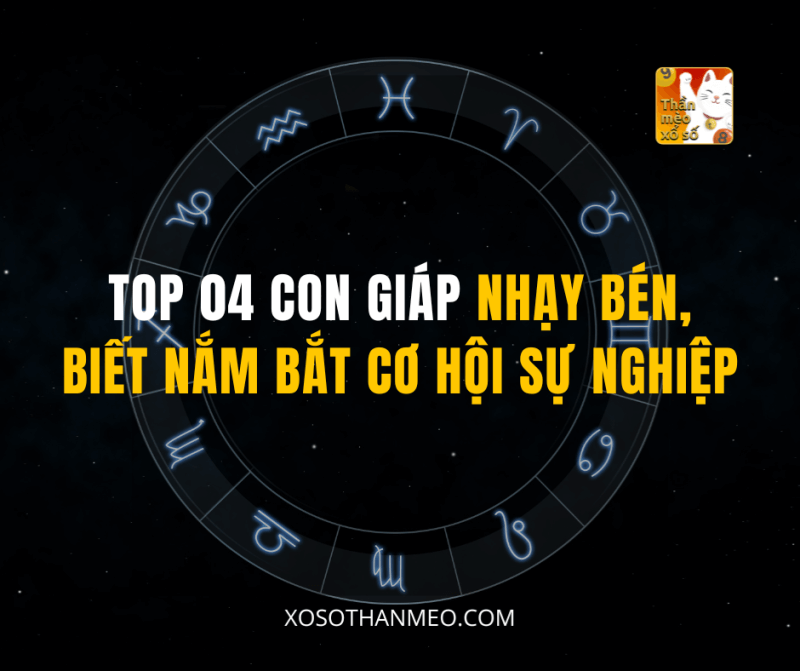 TOP 04 CON GIÁP NHẠY BÉN, BIẾT NẮM BẮT CƠ HỘI SỰ NGHIỆP