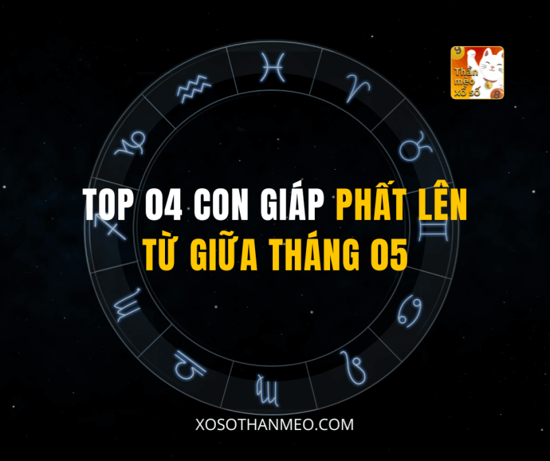 TOP 04 CON GIÁP PHẤT LÊN TỪ GIỮA THÁNG 05