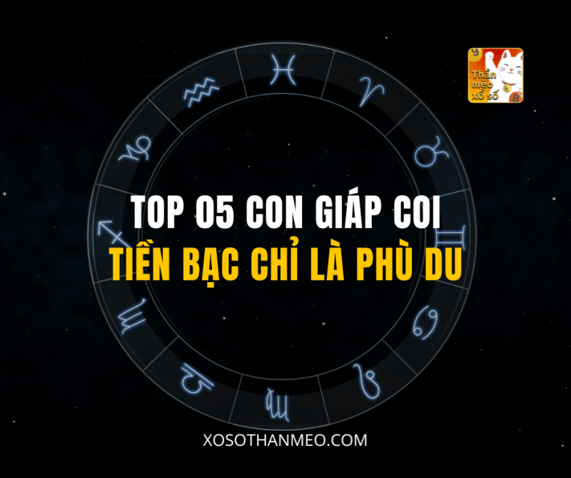 TOP 05 CON GIÁP COI TIỀN BẠC CHỈ LÀ PHÙ DU