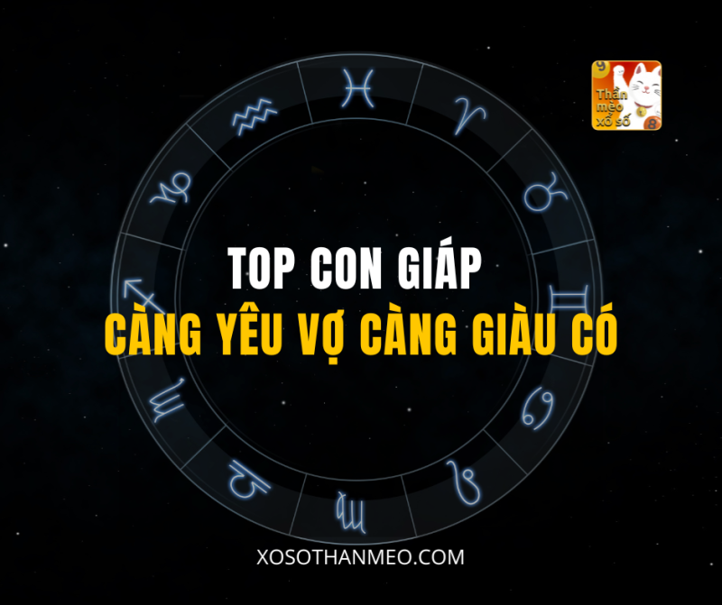 TOP CON GIÁP CÀNG YÊU VỢ CÀNG GIÀU CÓ