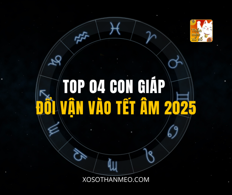 TOP 04 CON GIÁP ĐỔI VẬN VÀO TẾT ÂM 2025