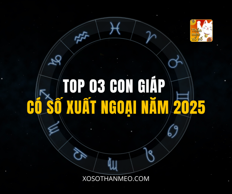 TOP 03 CON GIÁP CÓ SỐ XUẤT NGOẠI NĂM 2025