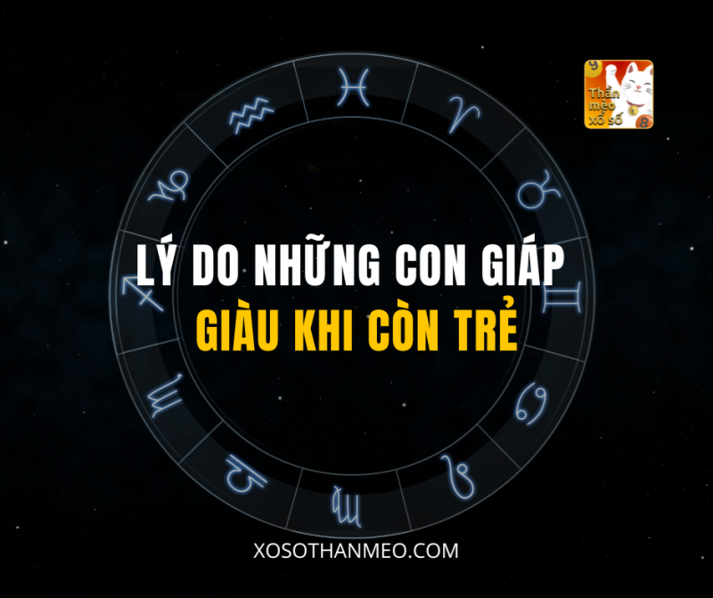 LÝ DO NHỮNG CON GIÁP GIÀU KHI CÒN TRẺ