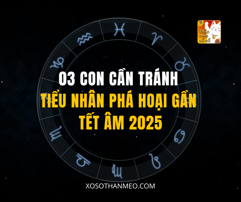 03 CON CẦN TRÁNH TIỂU NHÂN PHÁ HOẠI GẦN TẾT ÂM 2025