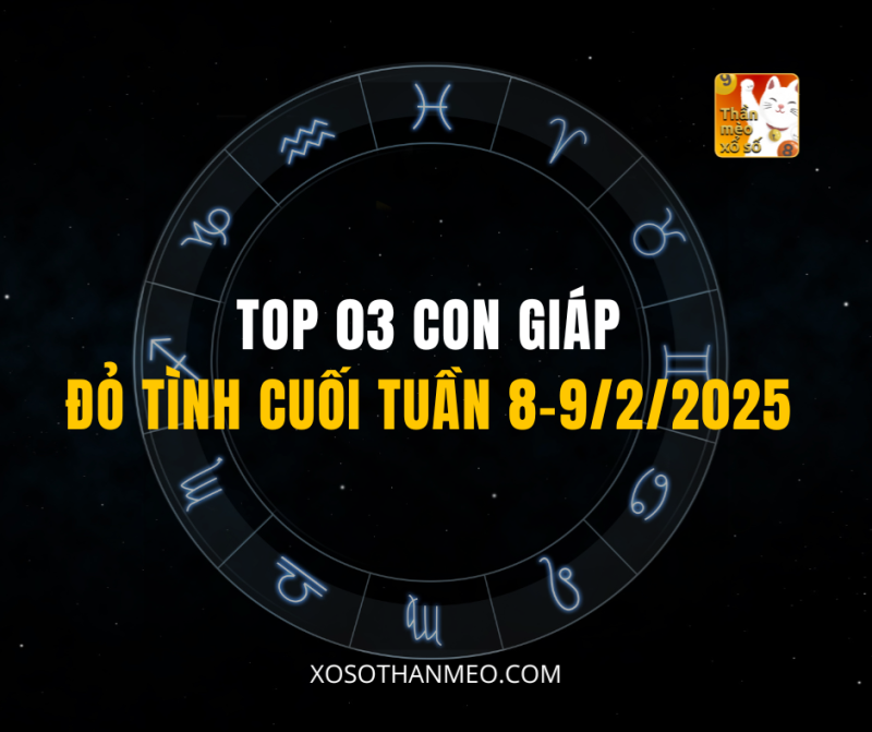 TOP 03 CON GIÁP ĐỎ TÌNH CUỐI TUẦN 8-9/2/2025