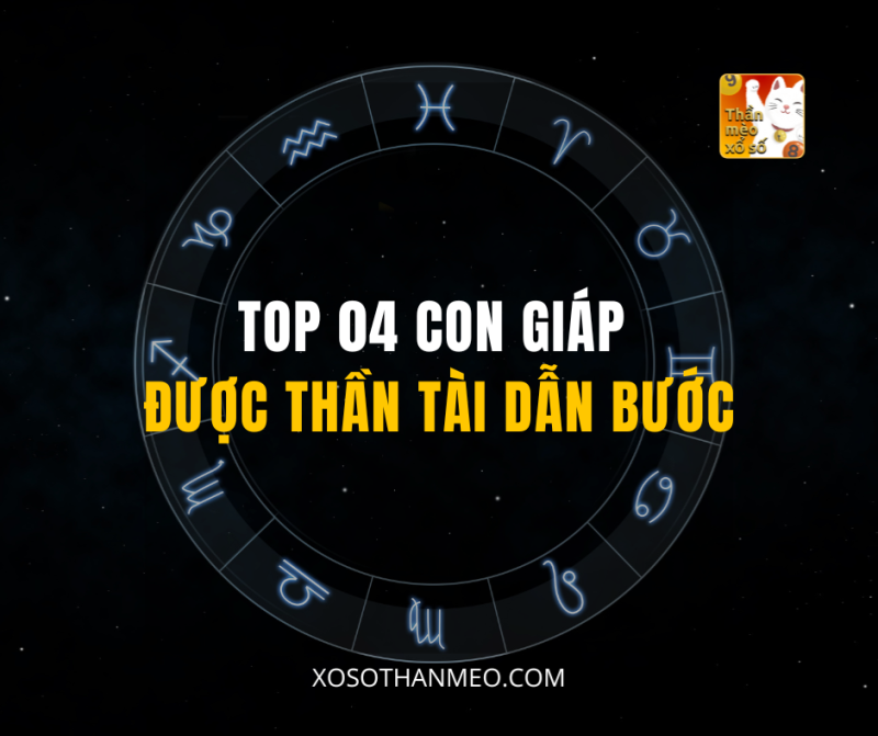 TOP 04 CON GIÁP ĐƯỢC THẦN TÀI DẪN BƯỚC