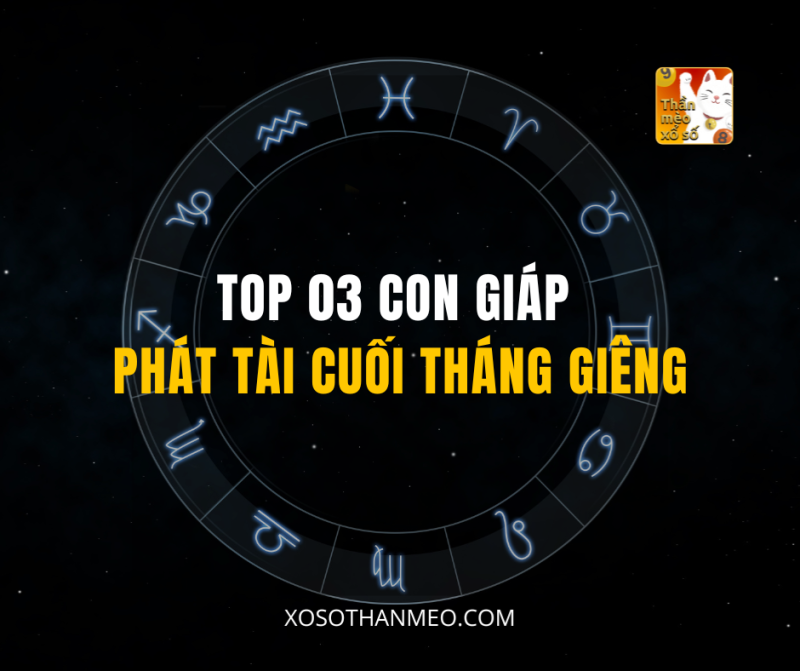 TOP 03 CON GIÁP PHÁT TÀI CUỐI THÁNG GIÊNG