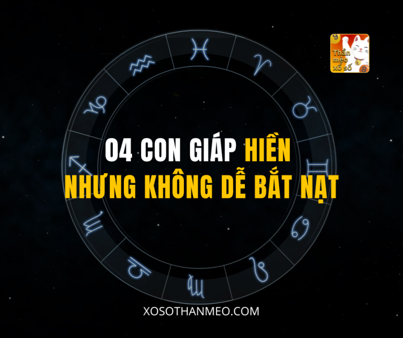 04 CON GIÁP HIỀN NHƯNG KHÔNG DỄ BẮT NẠT