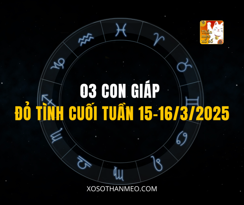 03 CON GIÁP ĐỎ TÌNH CUỐI TUẦN 15-16/3/2025