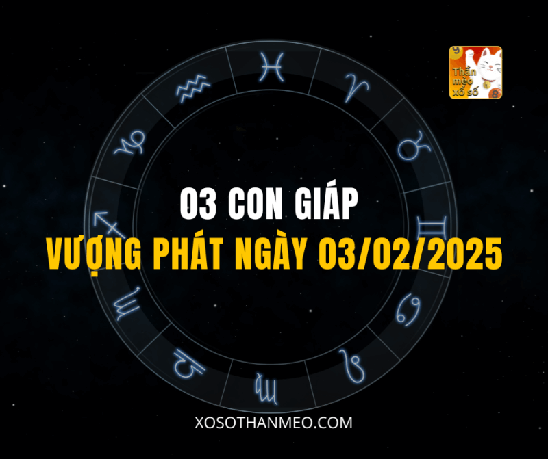 03 CON GIÁP VƯỢNG PHÁT NGÀY 03/02/2025