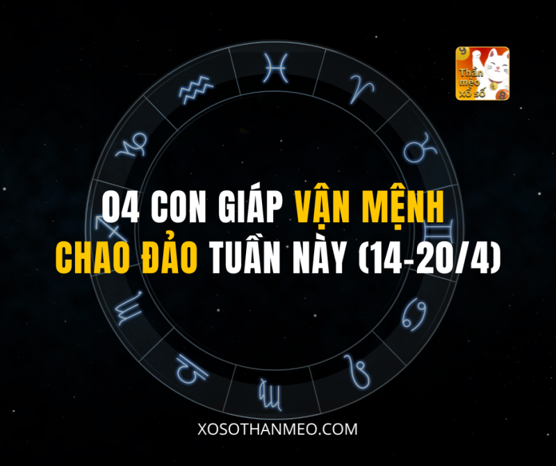 04 CON GIÁP VẬN MỆNH CHAO ĐẢO TUẦN NÀY (14–20/4)