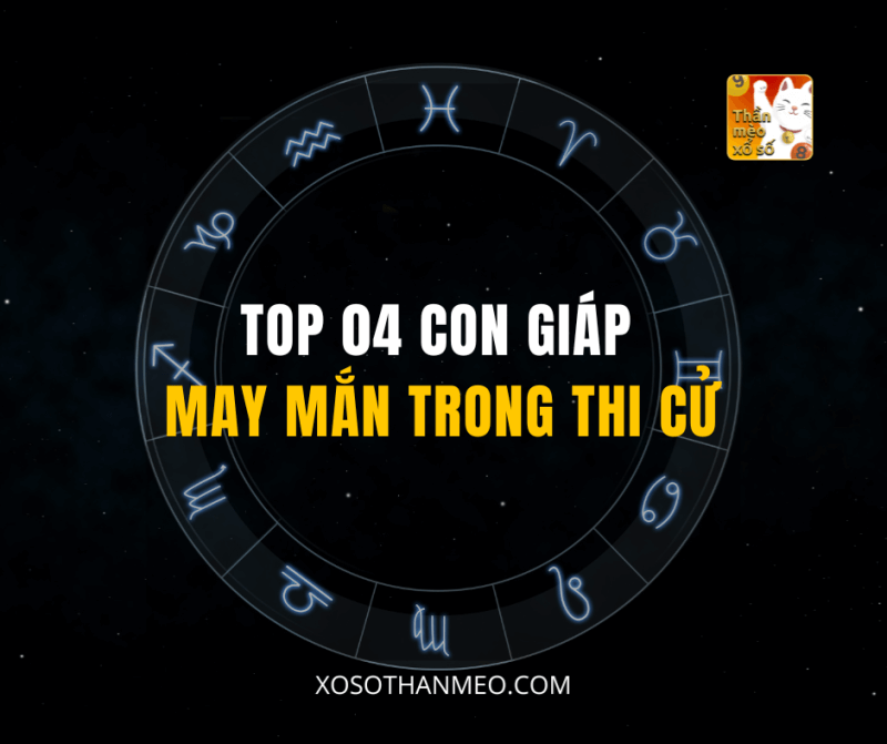 TOP 04 CON GIÁP MAY MẮN TRONG THI CỬ