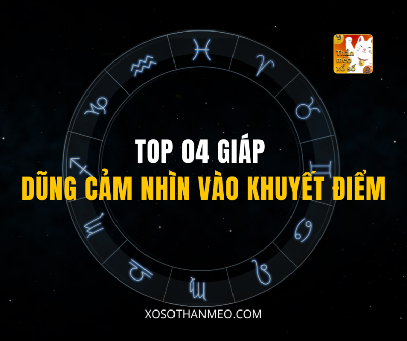 TOP 04 GIÁP DŨNG CẢM NHÌN VÀO KHUYẾT ĐIỂM