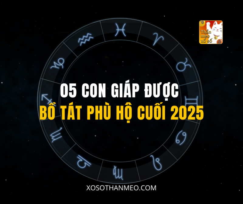 05 CON GIÁP ĐƯỢC BỒ TÁT PHÙ HỘ CUỐI 2025