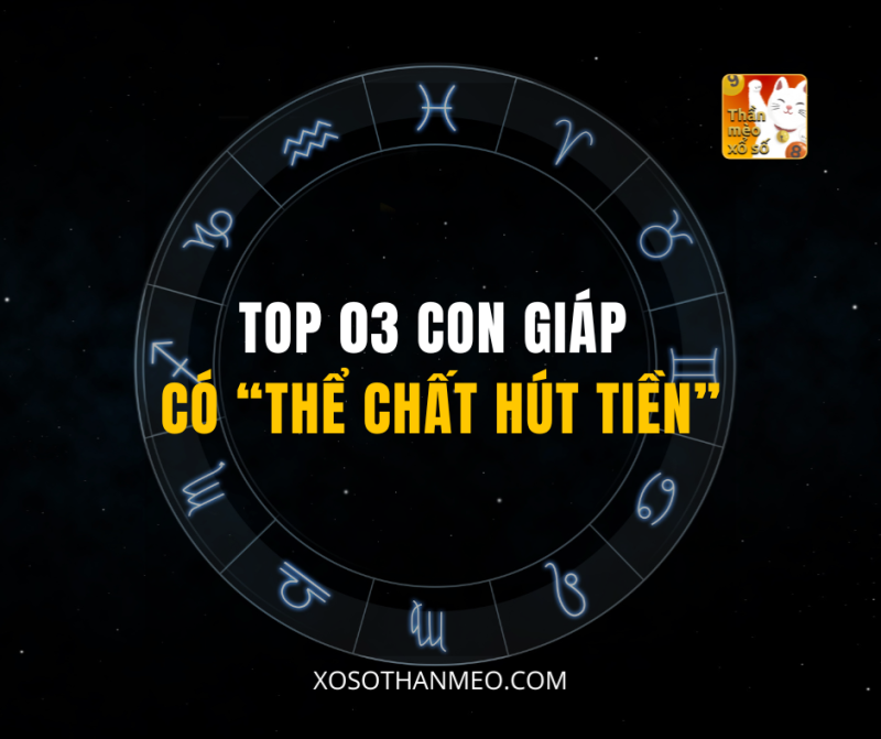TOP 03 CON GIÁP CÓ “THỂ CHẤT HÚT TIỀN”