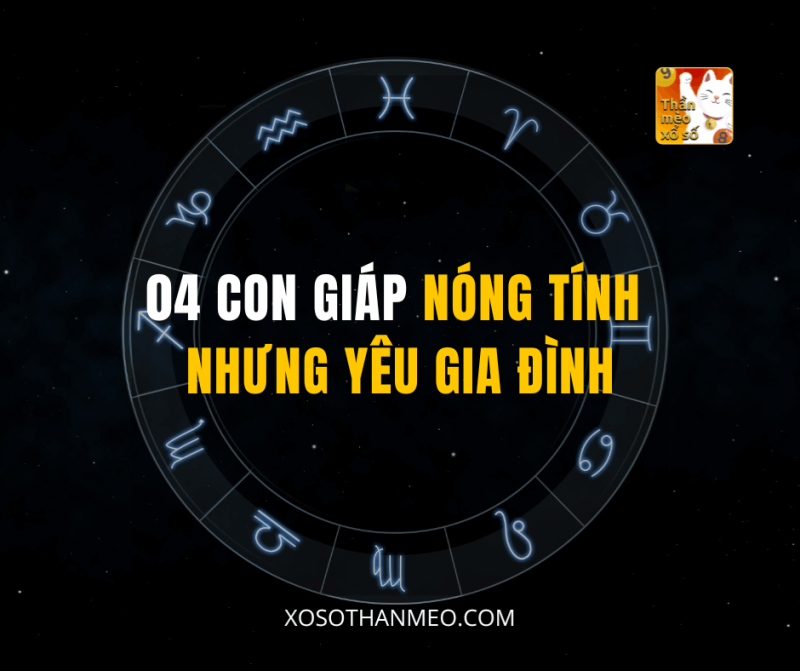 04 CON GIÁP NÓNG TÍNH NHƯNG YÊU GIA ĐÌNH