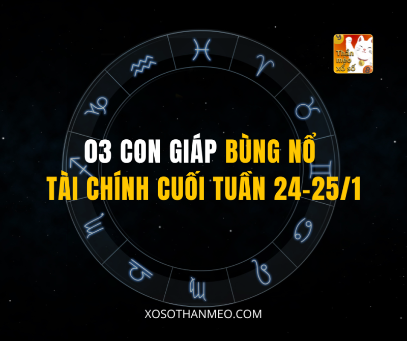03 CON GIÁP BÙNG NỔ TÀI CHÍNH CUỐI TUẦN 24–25/1