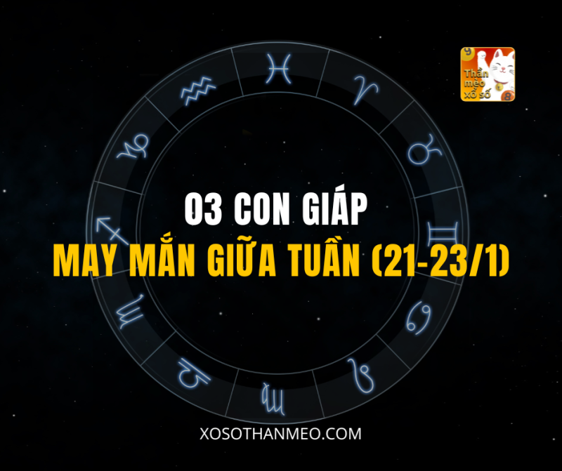 03 CON GIÁP MAY MẮN GIỮA TUẦN (21-23/1)