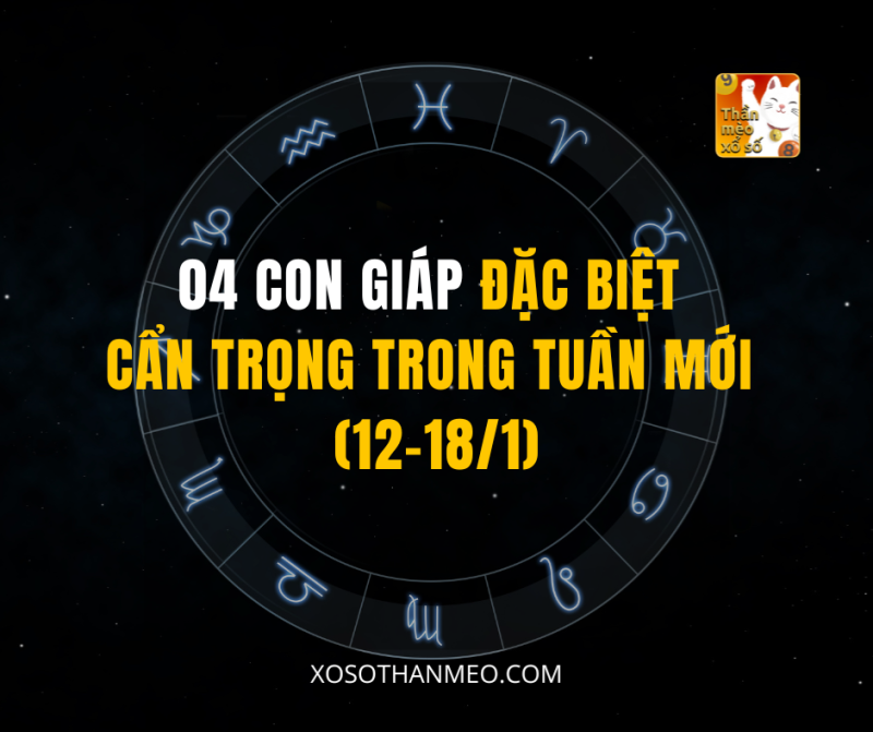 04 CON GIÁP ĐẶC BIỆT CẨN TRỌNG TRONG TUẦN MỚI (12–18/1)