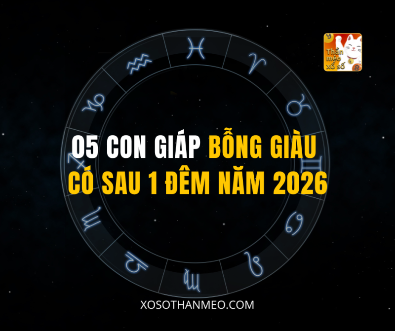 05 CON GIÁP BỖNG GIÀU CÓ SAU 1 ĐÊM NĂM 2026