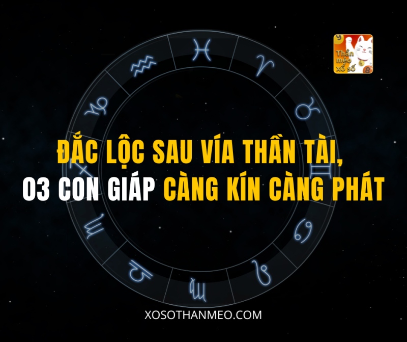 ĐẮC LỘC SAU VÍA THẦN TÀI, 03 CON GIÁP CÀNG KÍN CÀNG PHÁT