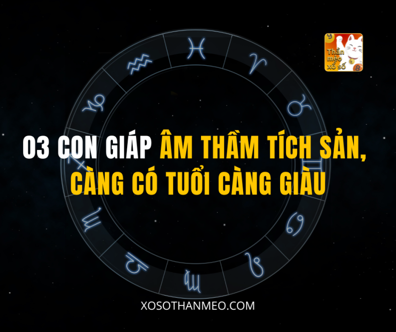03 CON GIÁP ÂM THẦM TÍCH SẢN, CÀNG CÓ TUỔI CÀNG GIÀU
