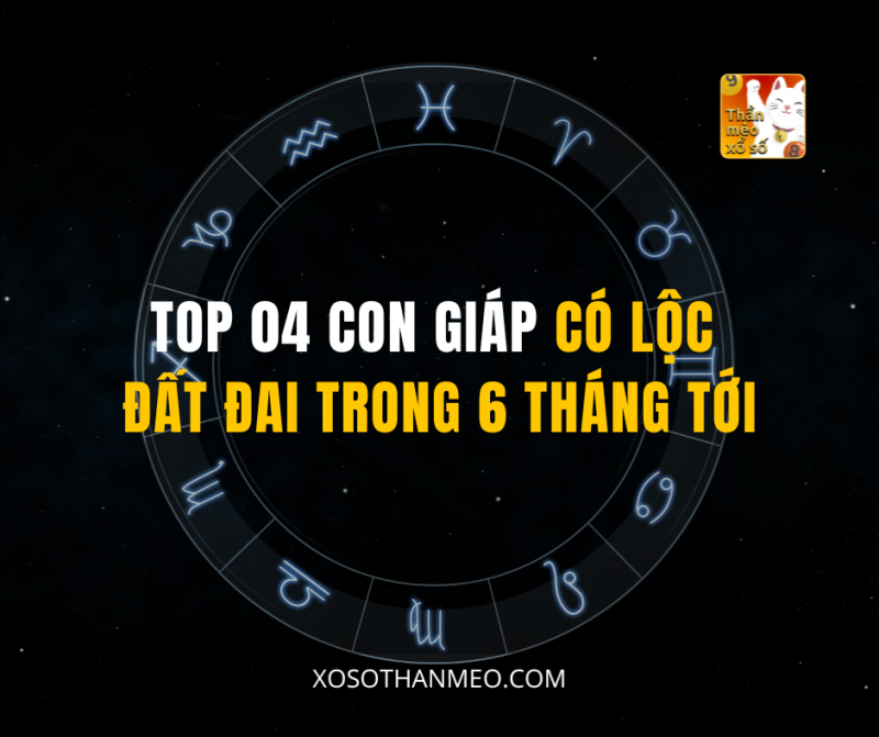 TOP 04 CON GIÁP CÓ LỘC ĐẤT ĐAI TRONG 6 THÁNG TỚI