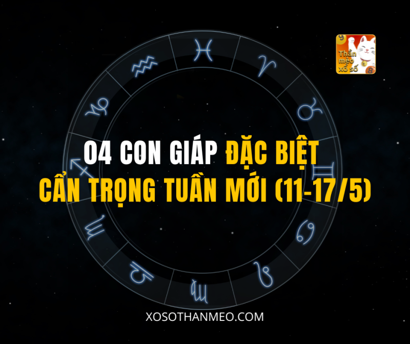 04 CON GIÁP ĐẶC BIỆT CẨN TRỌNG TUẦN MỚI (11-17/5)