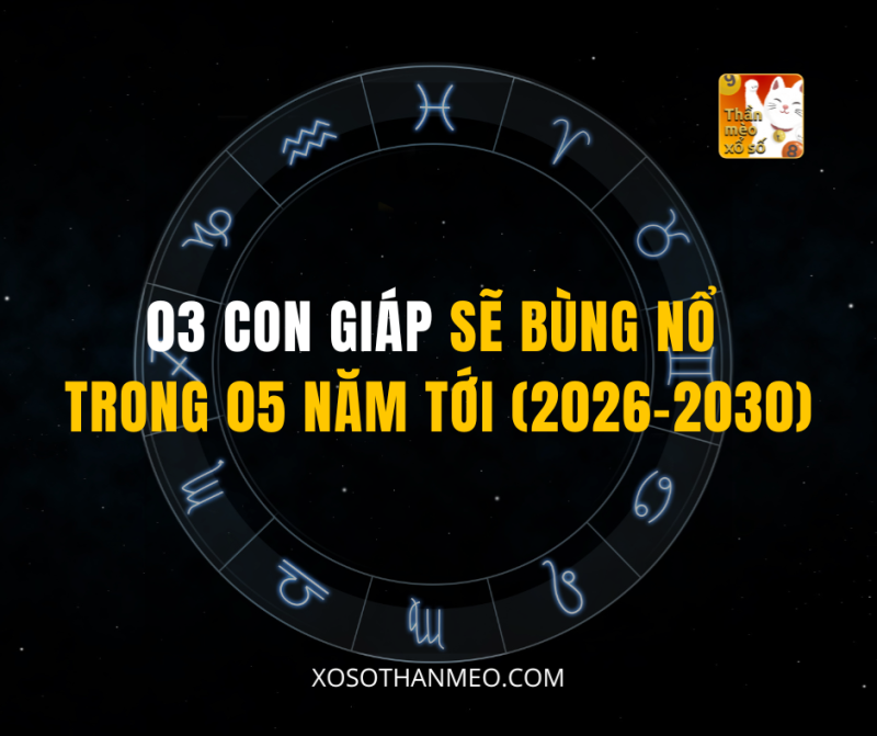 03 CON GIÁP SẼ BÙNG NỔ TRONG 05 NĂM TỚI (2026-2030)